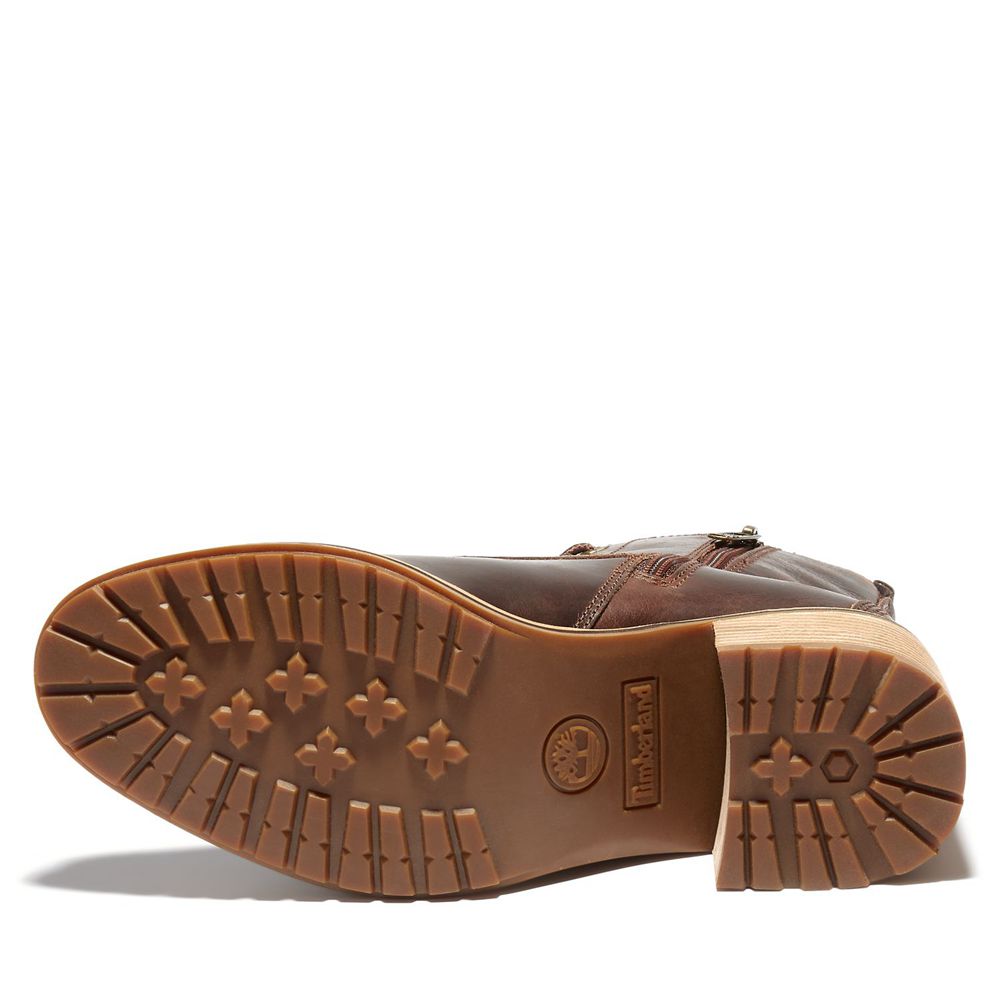 Botins Feminino - Timberland Sienna Altas Impermeavel - YGMVI0832 - Marrom